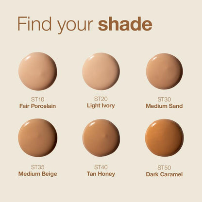 Palladio Skin Tint with Aloe, Niacinamide and Hyaluronic Acid, Sheer to Medium Coverage, Glowy Finish, Brightening and Blurring Lightweight Foundation Makeup